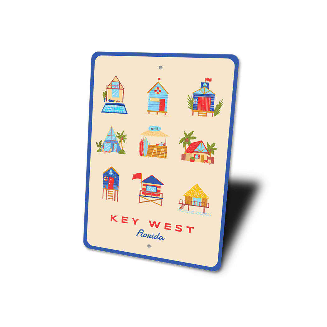 Key West Florida Beach House Sign