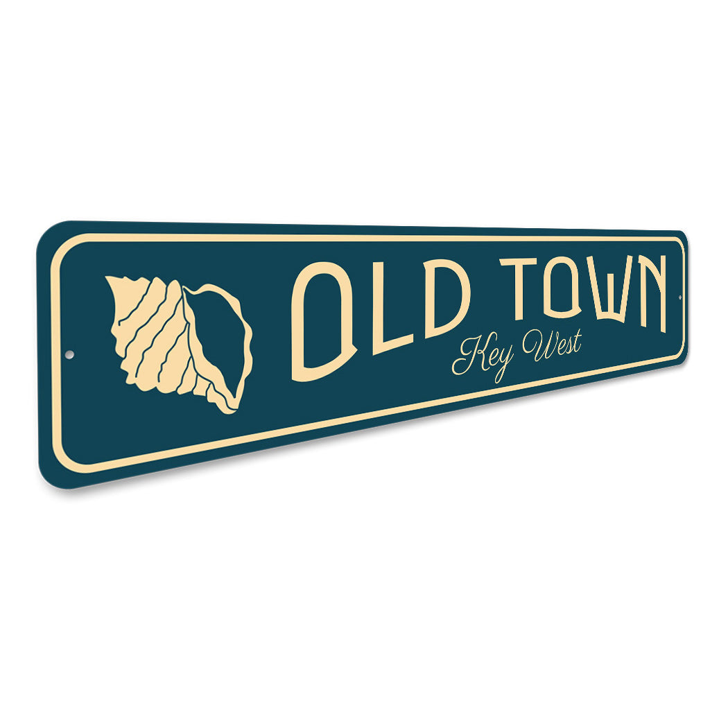 Old Town Key West Conch Shell Sign