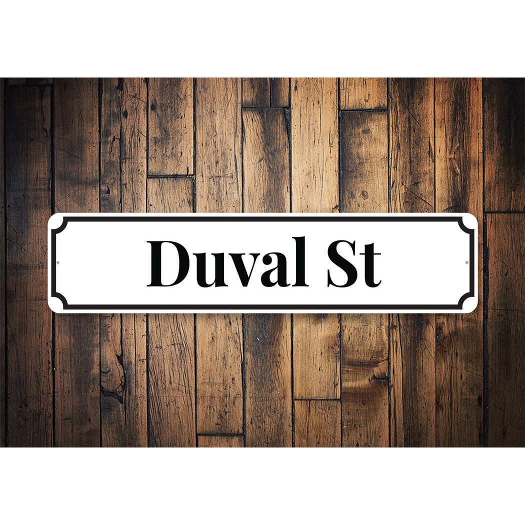 Key West Duval Street Sign