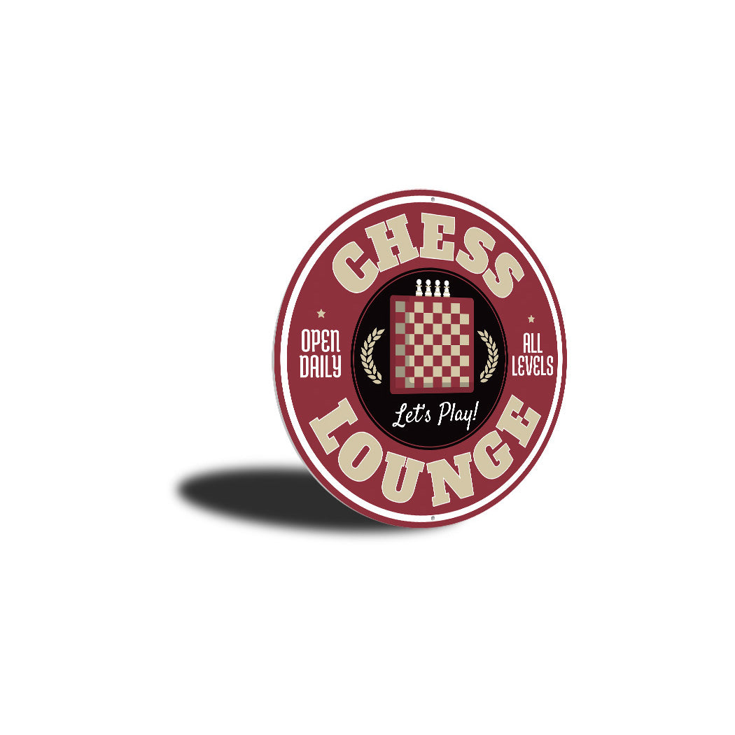 Chess Lounge Open Daily All Levels Circle Sign