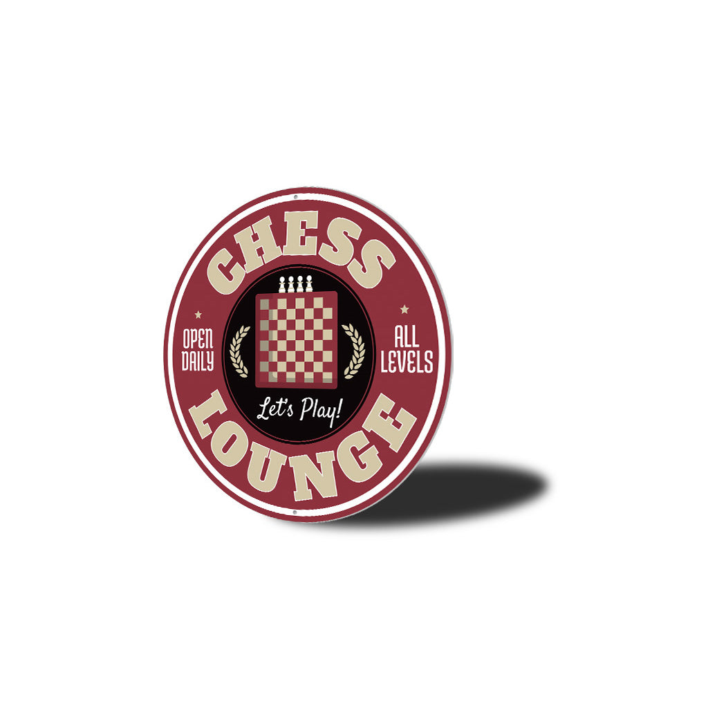 Chess Lounge Open Daily All Levels Circle Sign