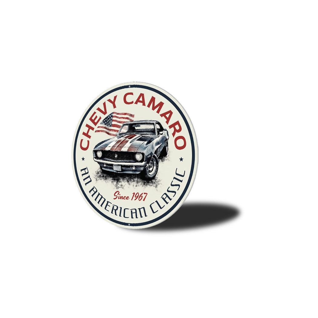 Chevy Camaro An American Classic Since 1967 Sign