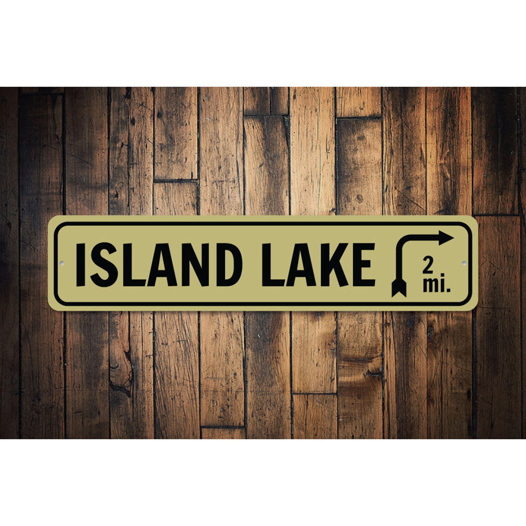 Lake Arrow Sign