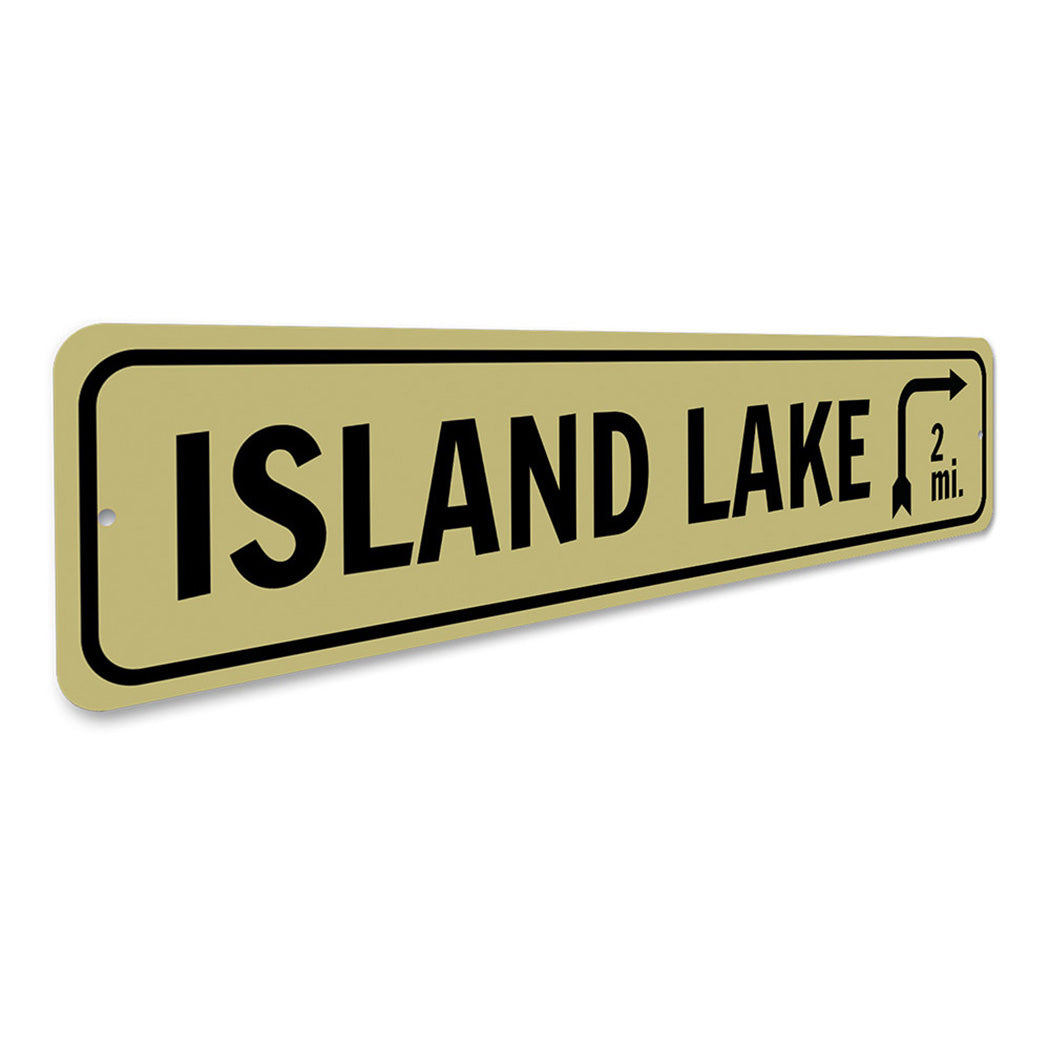 Lake Arrow Sign