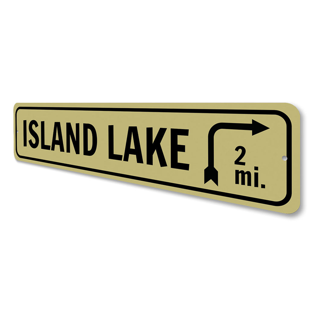 Lake Arrow Sign