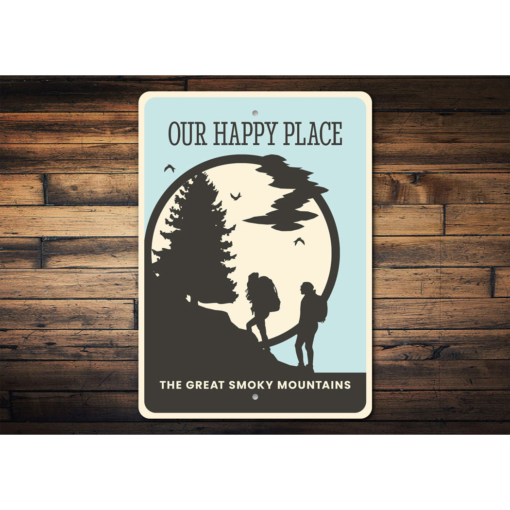 Our Happy Place The Great Smoky Mountains Sign