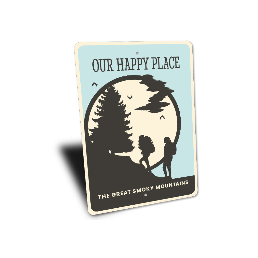 Our Happy Place The Great Smoky Mountains Sign