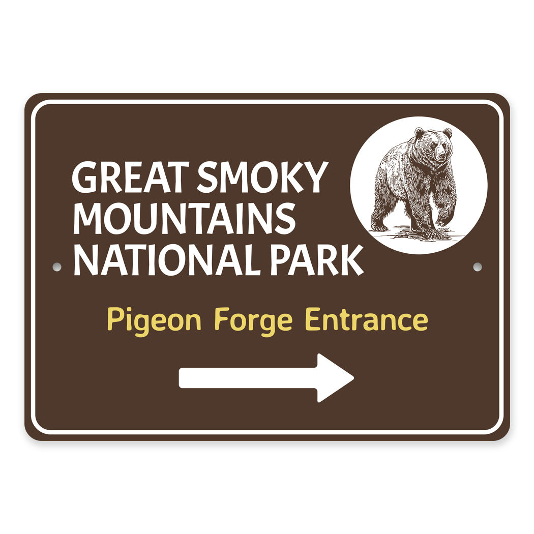 Great Smoky Mountains Pigeon Forge Entrance Sign