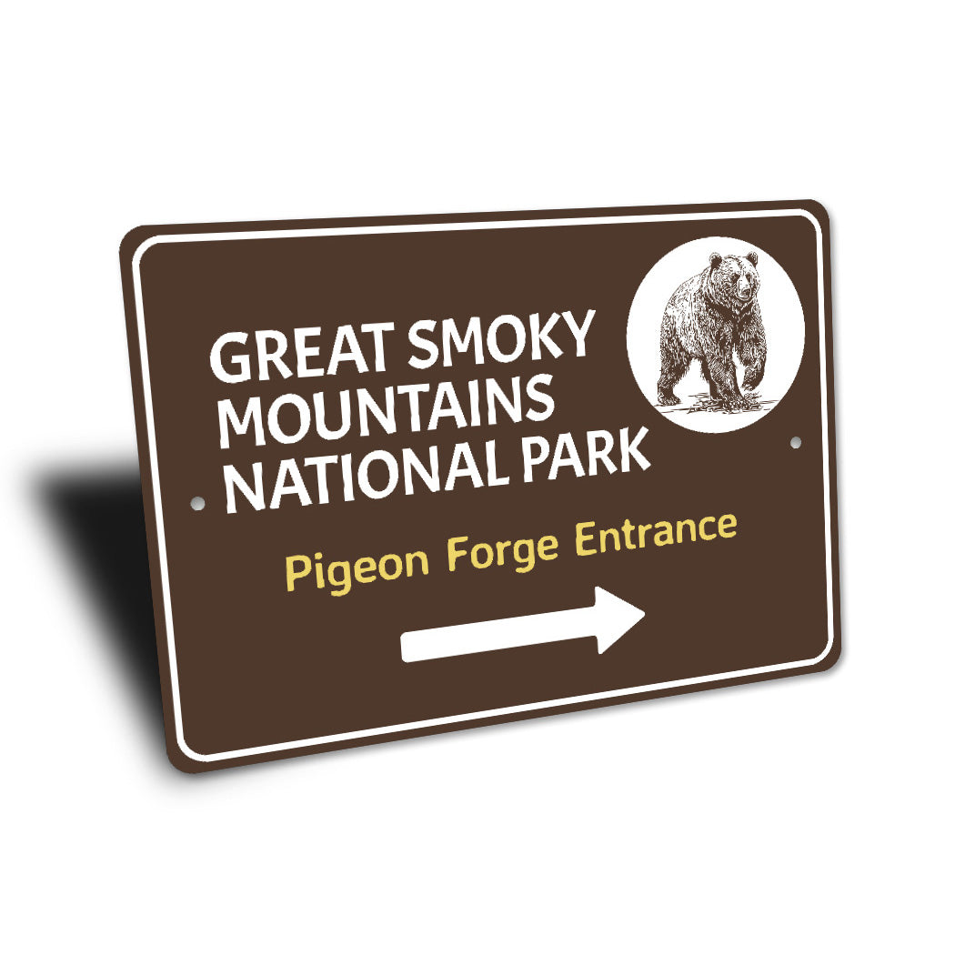 Great Smoky Mountains Pigeon Forge Entrance Sign