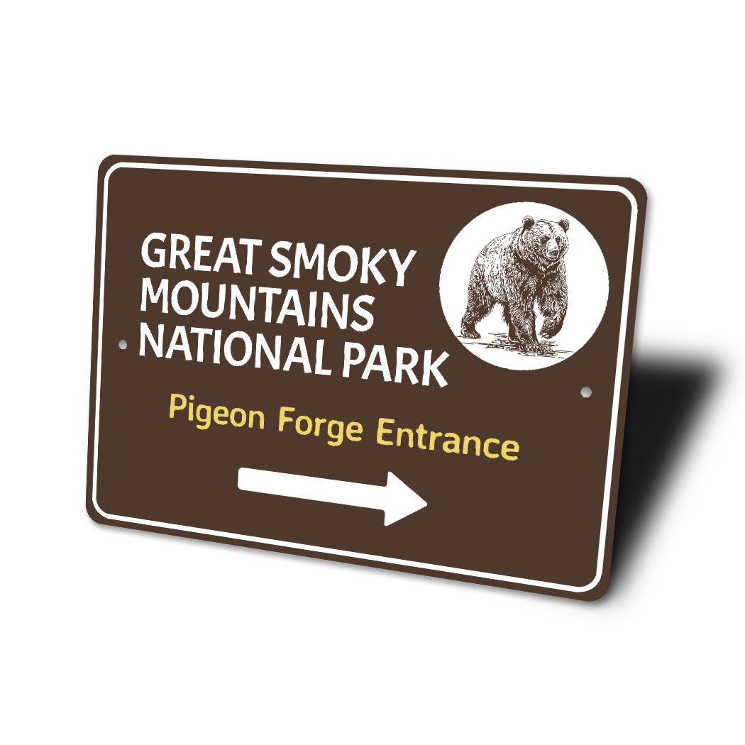 Great Smoky Mountains Pigeon Forge Entrance Sign