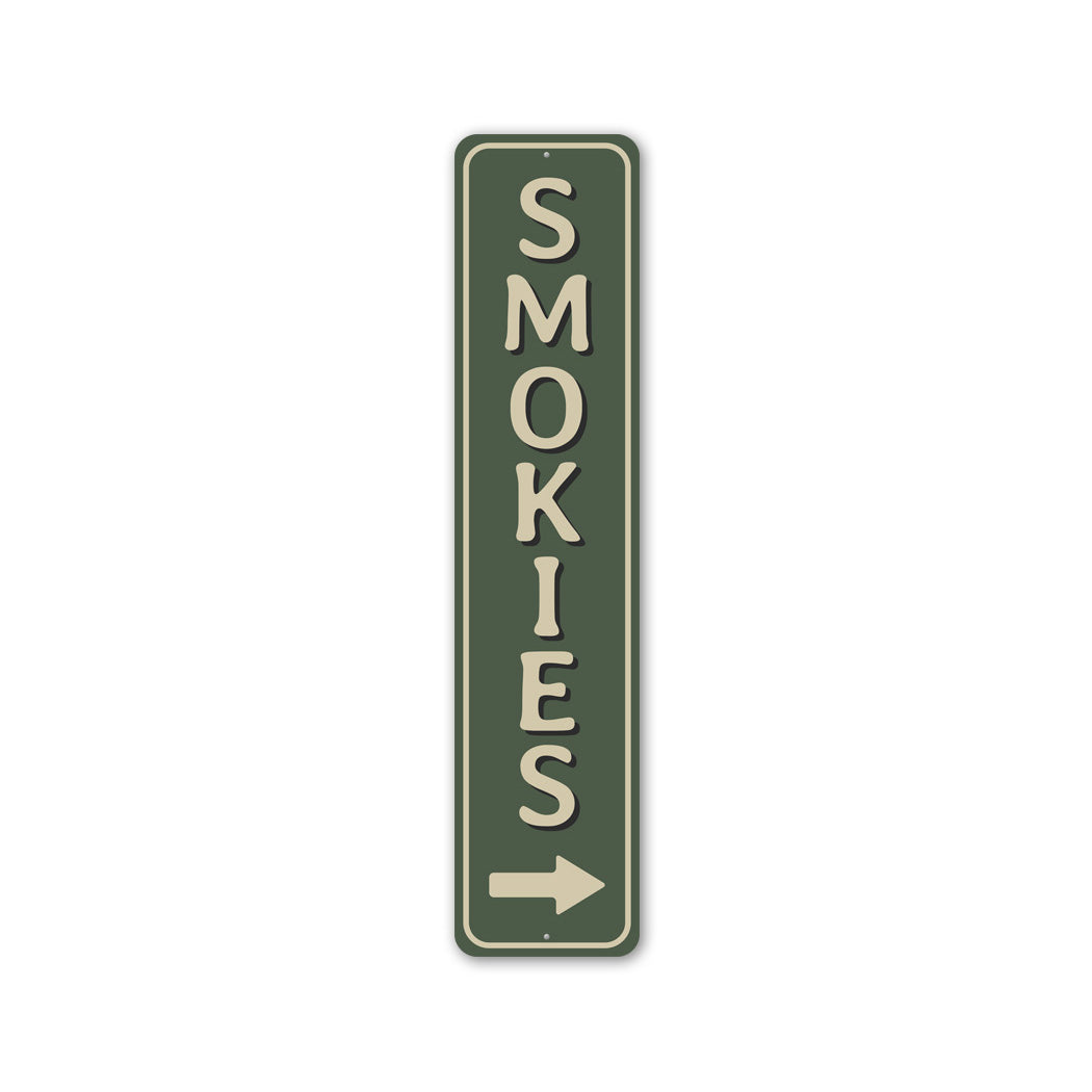 Smokies Pointing Arrow National Park Sign