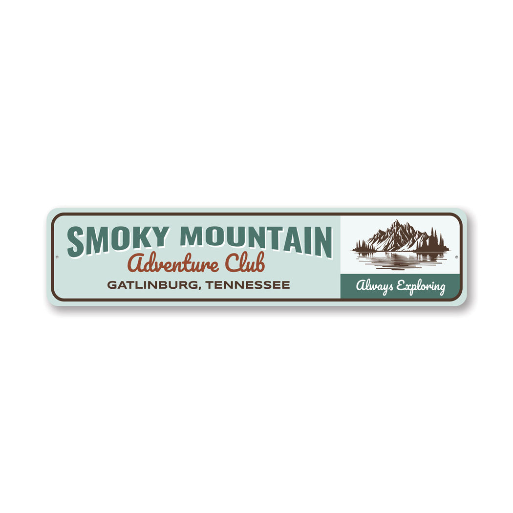 Smoky Mountain Adventure Club Gatlinburg Sign