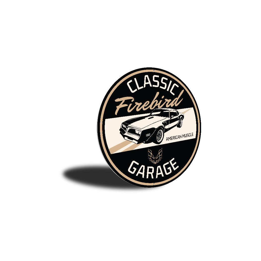 Classic Firebird Garage American Muscle Decor Metal Sign