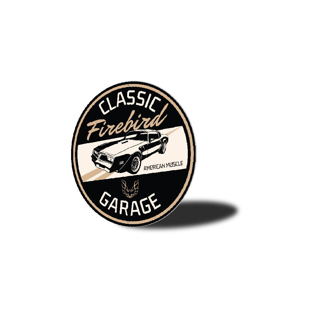 Classic Firebird Garage American Muscle Decor Metal Sign