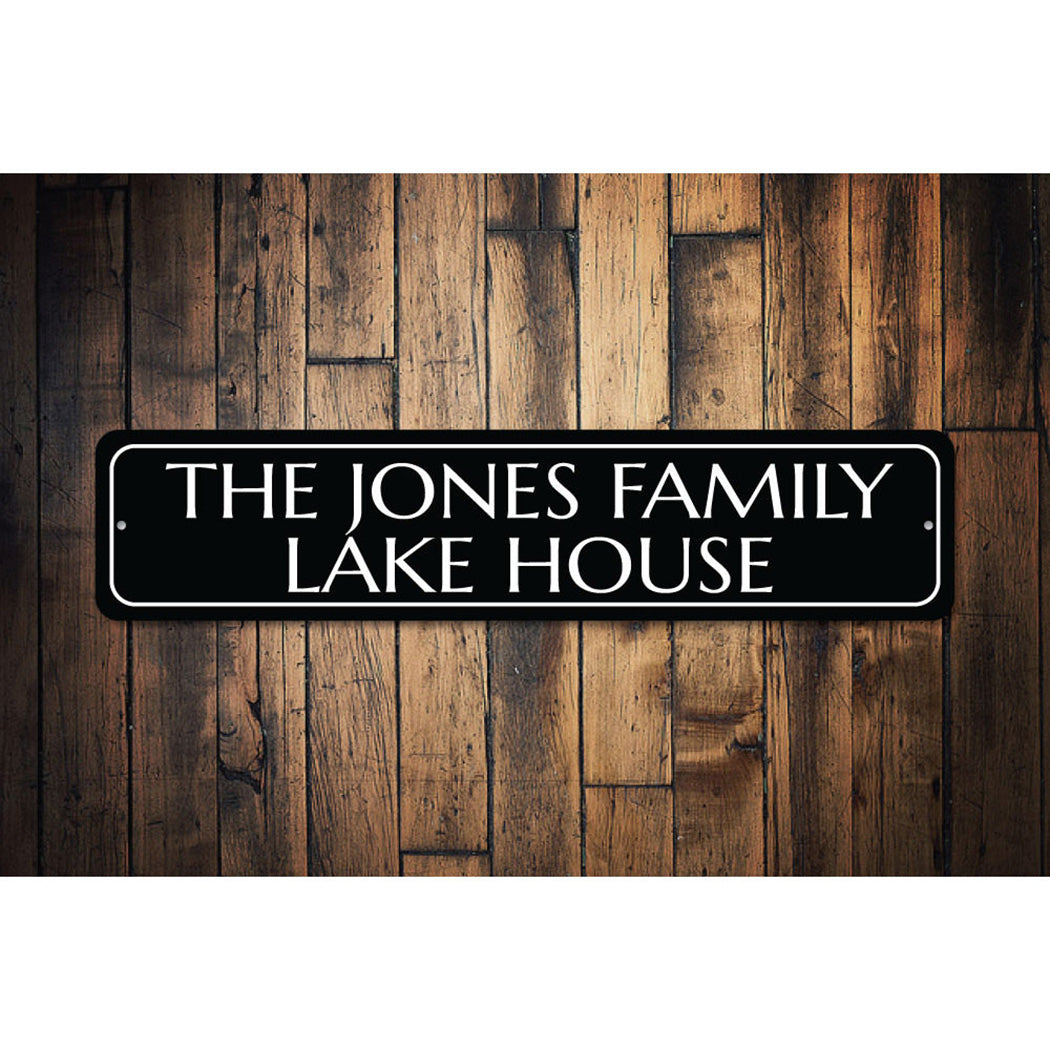 Family Name Lake House Sign