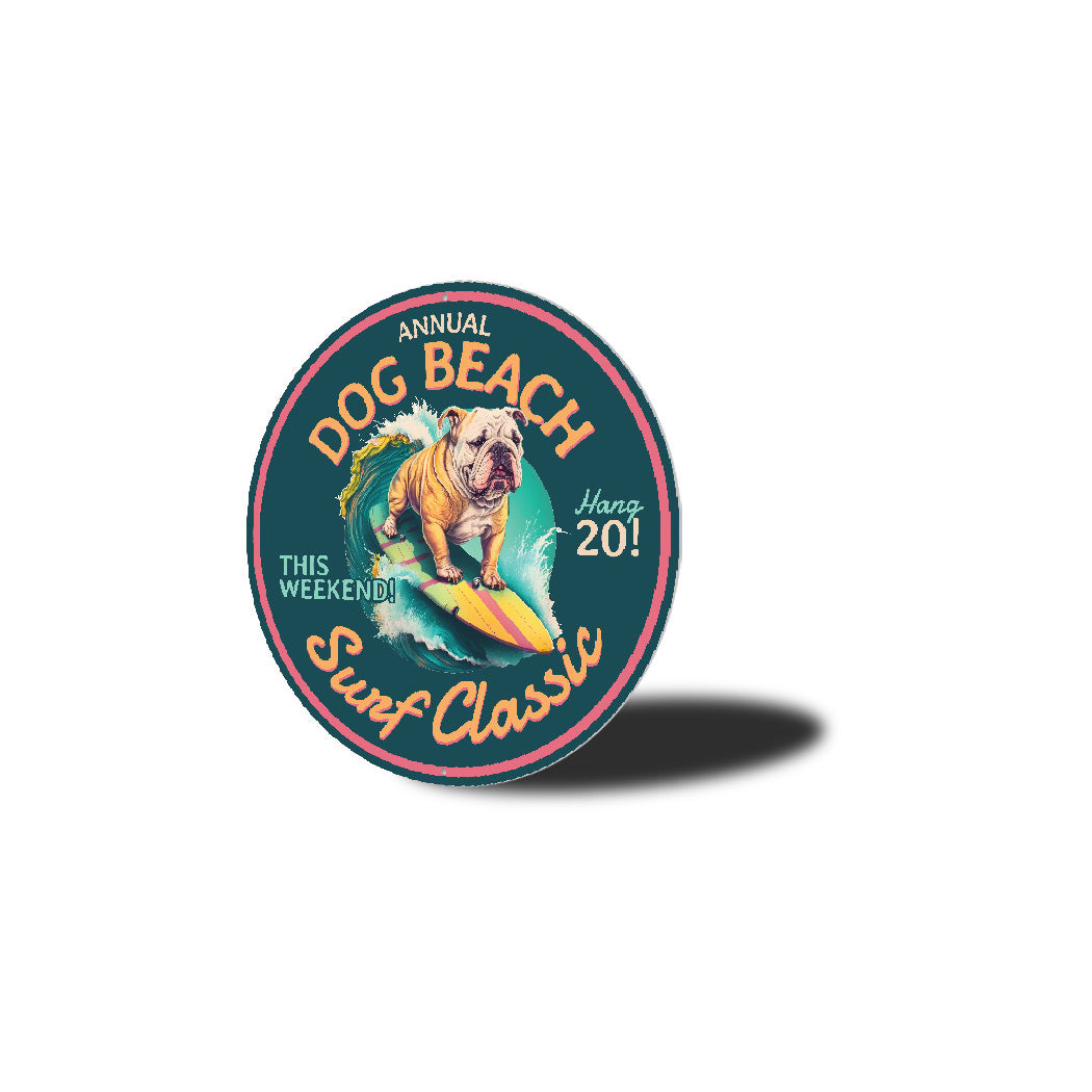Annual Dog Beach Surf Classic Hang 20 Sign