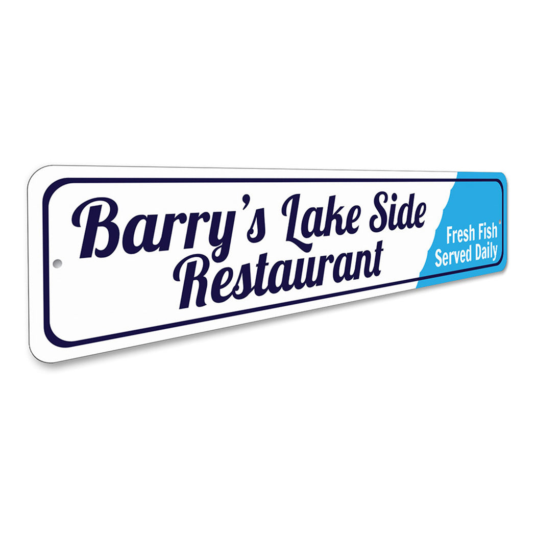Lake Restaurant Sign