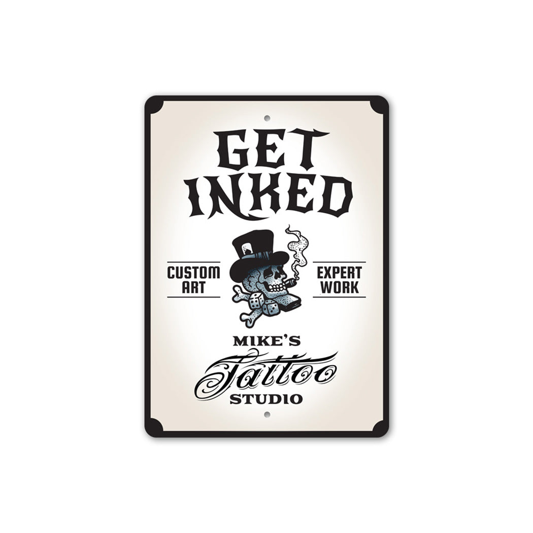Get Inked Tattoo Studio Sign
