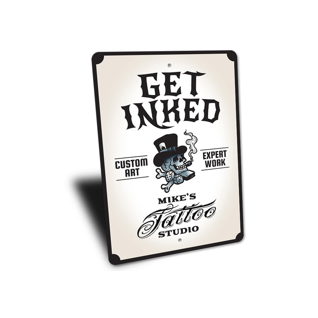 Get Inked Tattoo Studio Sign