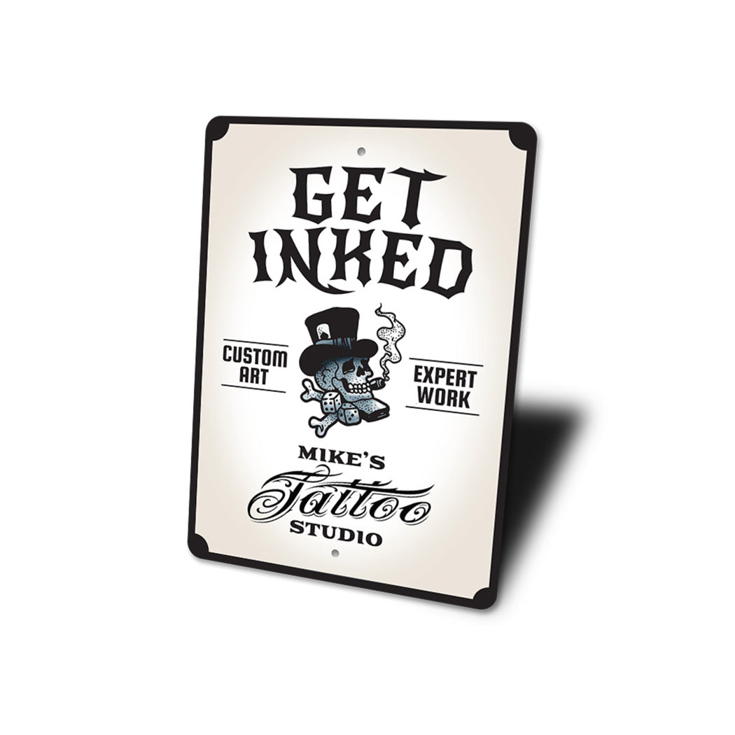 Get Inked Tattoo Studio Sign
