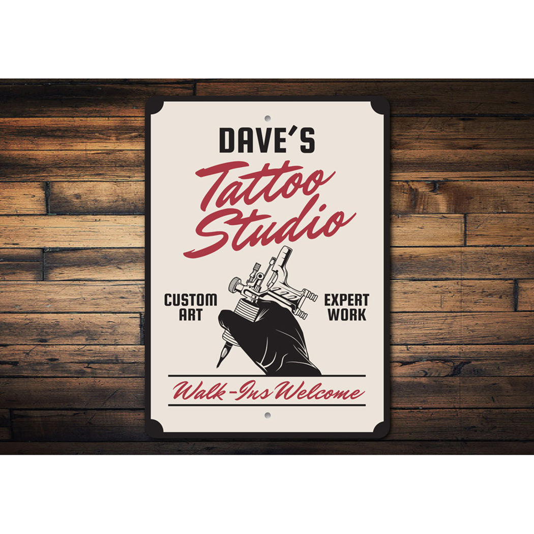 Custom Tattoo Studio Sign