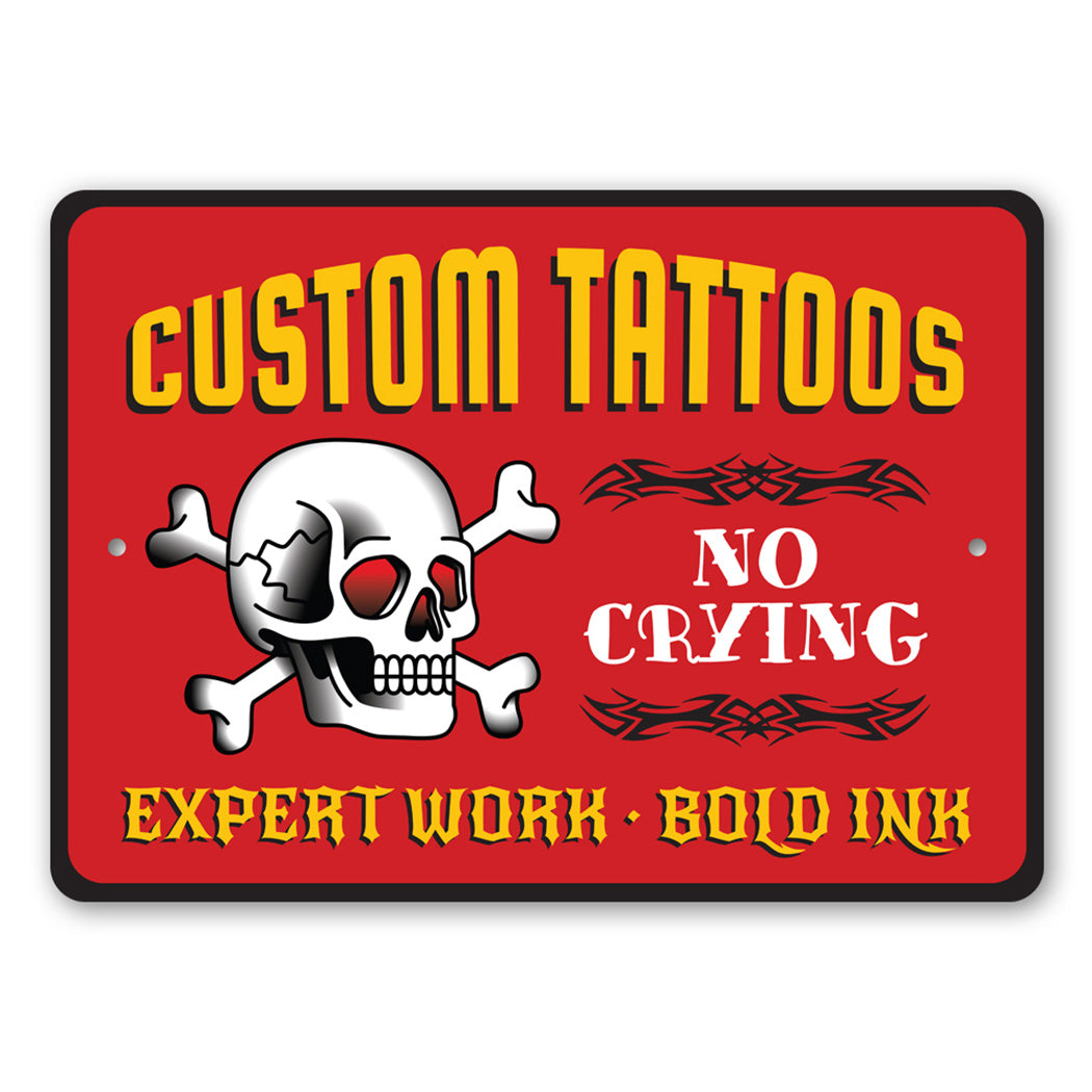 Custom Tattoos Sign