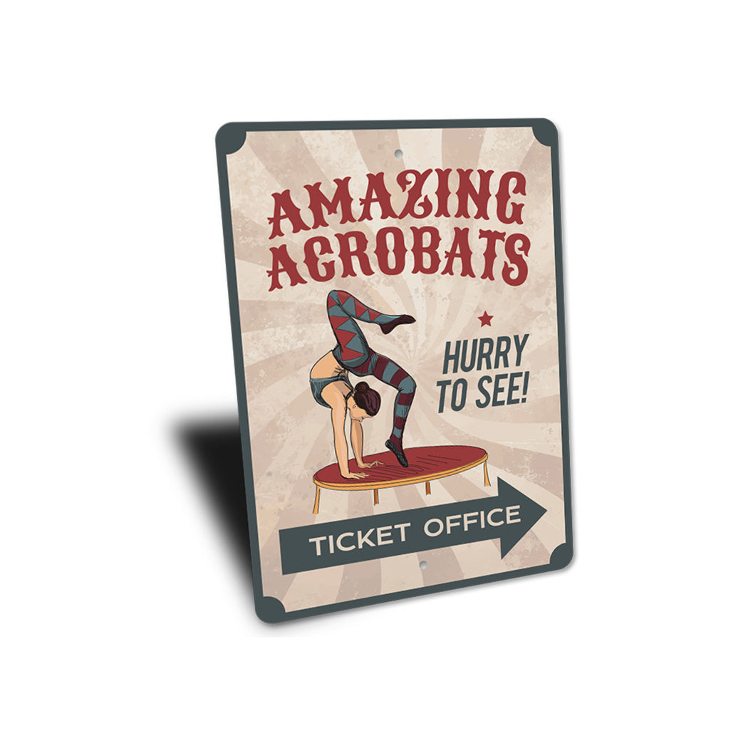 Acrobat Circus Sign