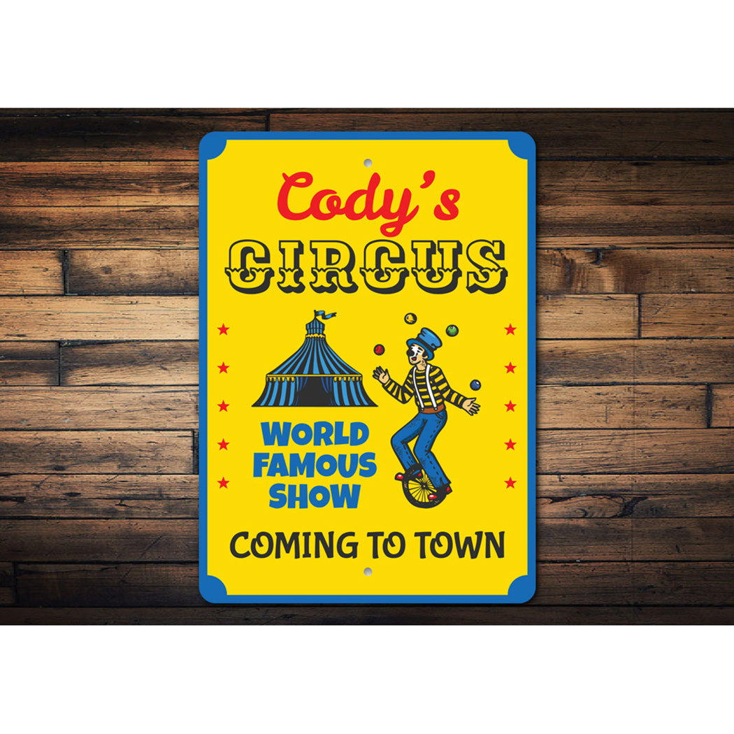 World Famous Circus Sign
