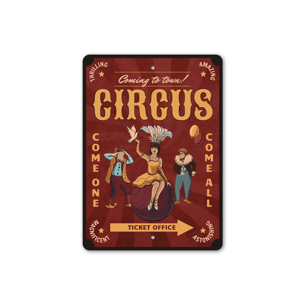 Circus Ticket Office Sign