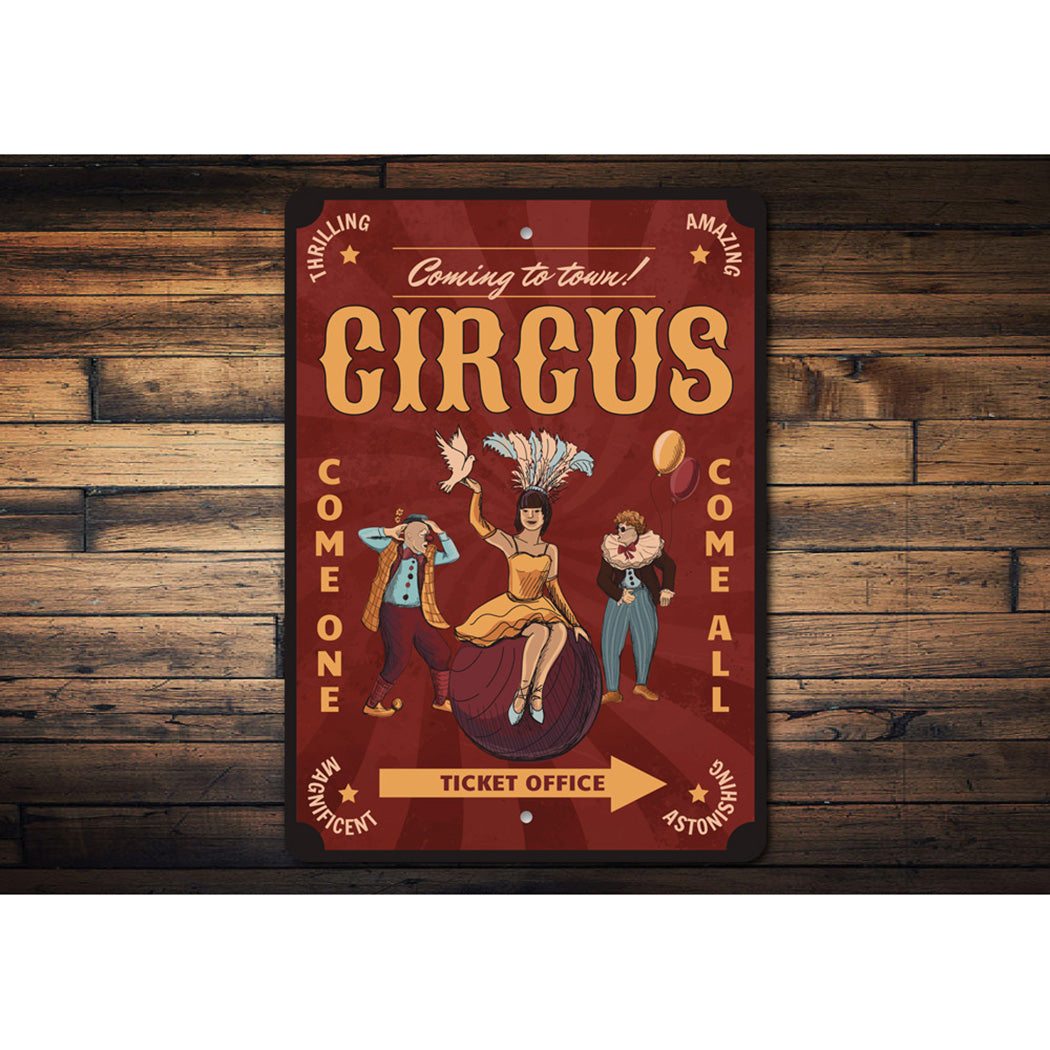 Circus Ticket Office Sign