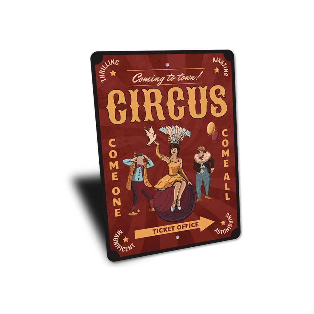 Circus Ticket Office Sign