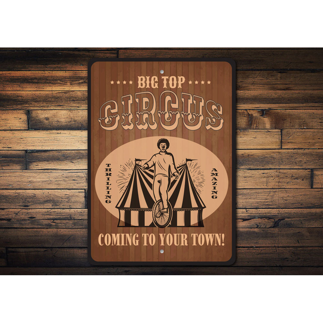 Big Top Circus Sign