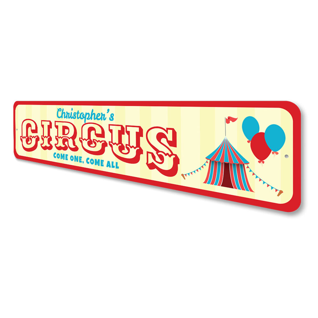 Circus Come One Come All Sign