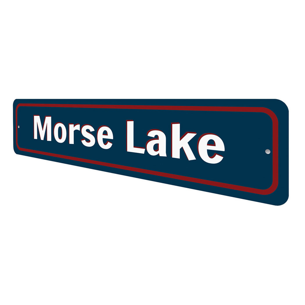 Lake Name Entrance Sign