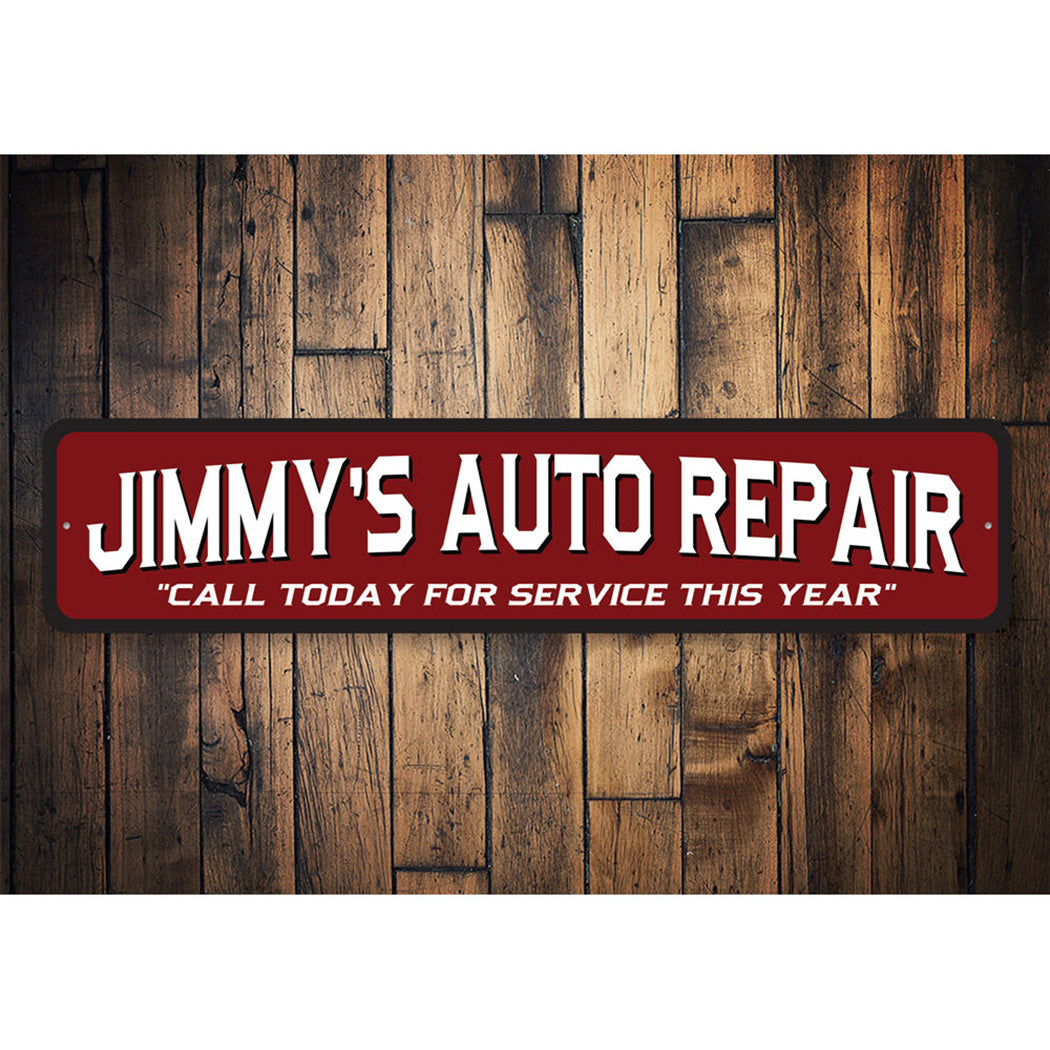 Custom Auto Repair Service Sign