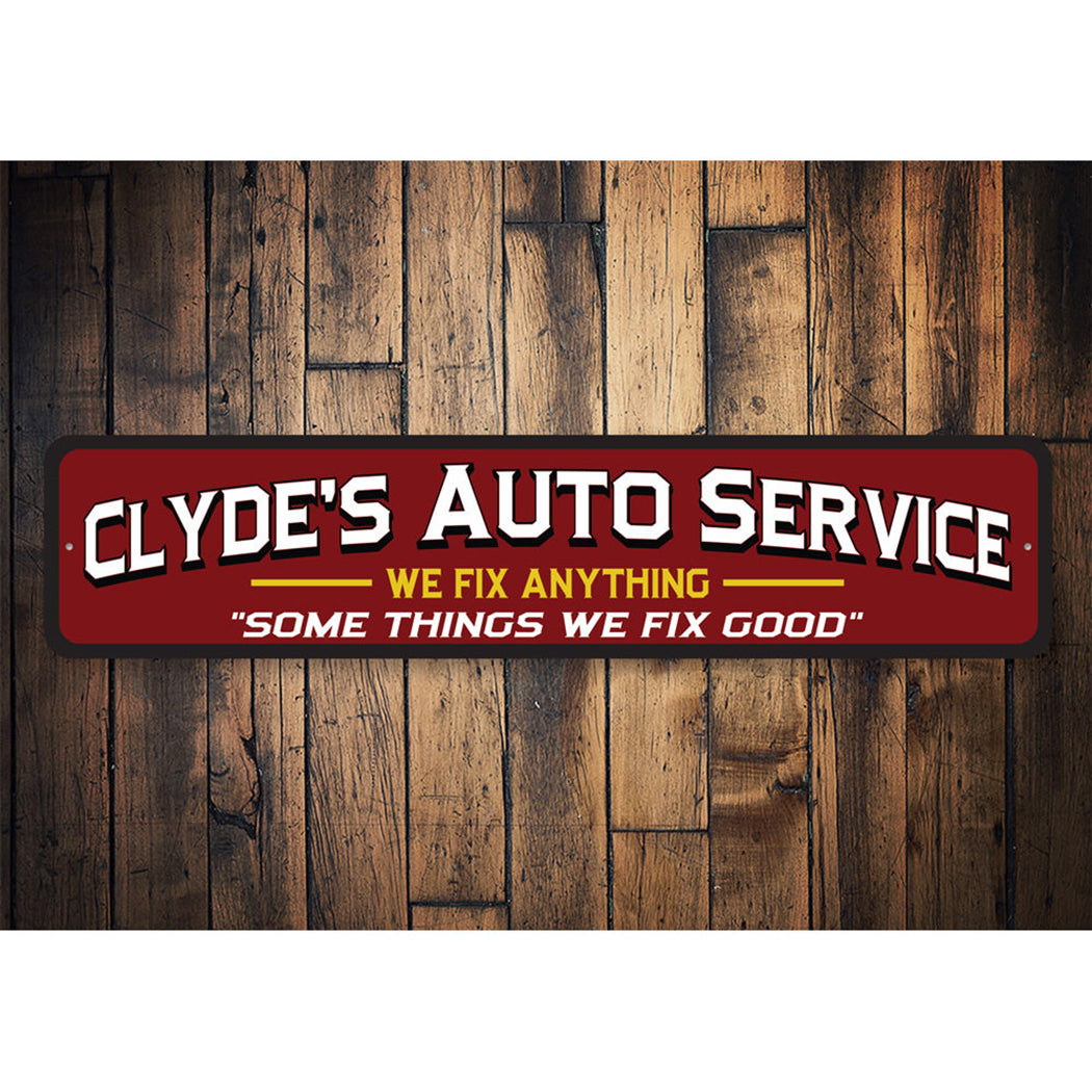 Auto Service Sign