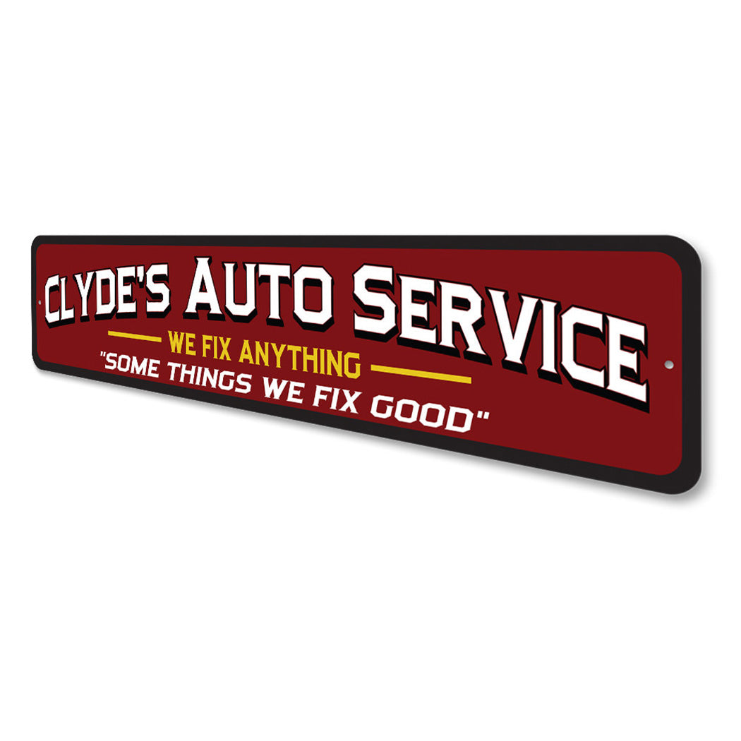 Auto Service Sign