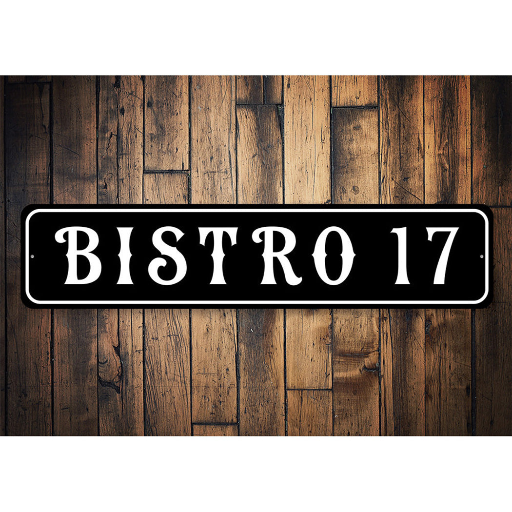Bistro 17 Custom Sign