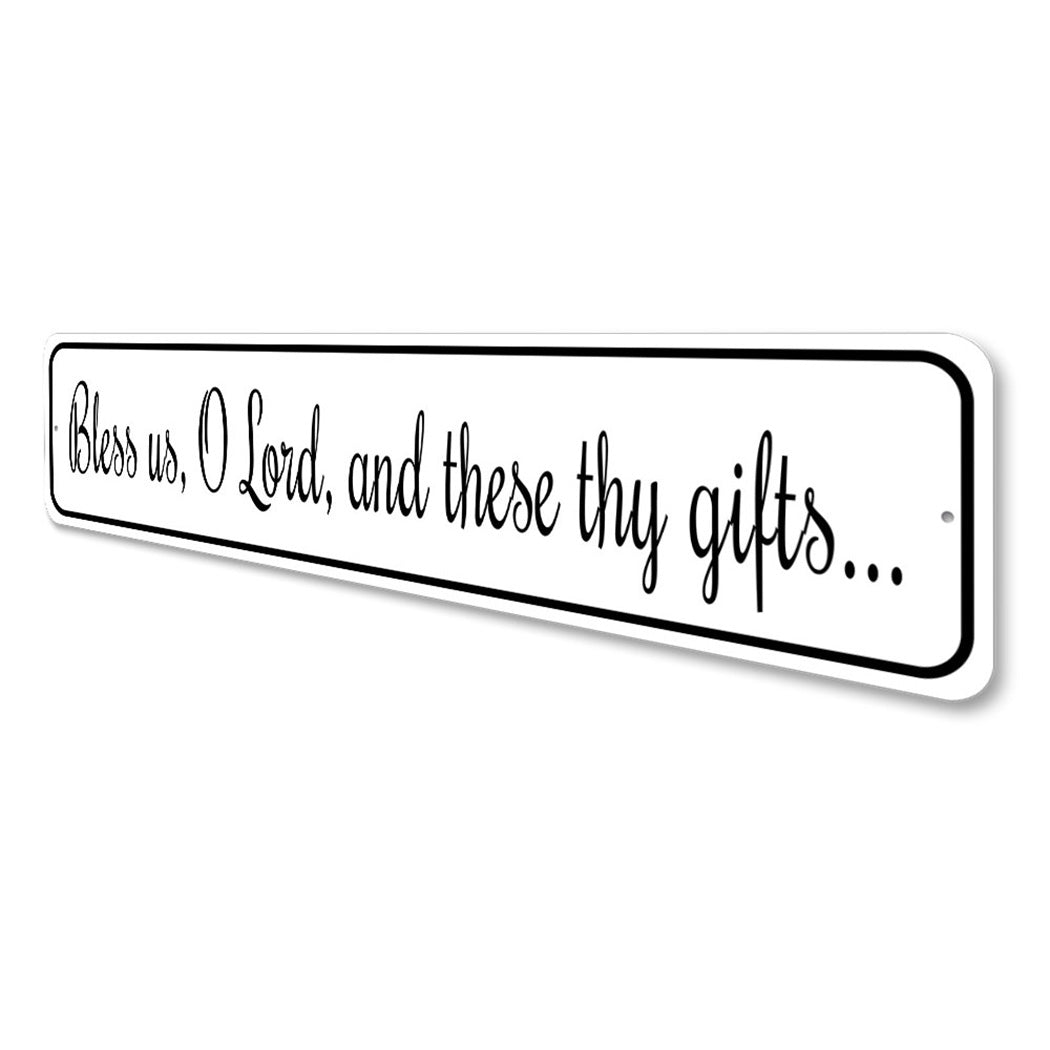 Bless Us Oh Lord Sign