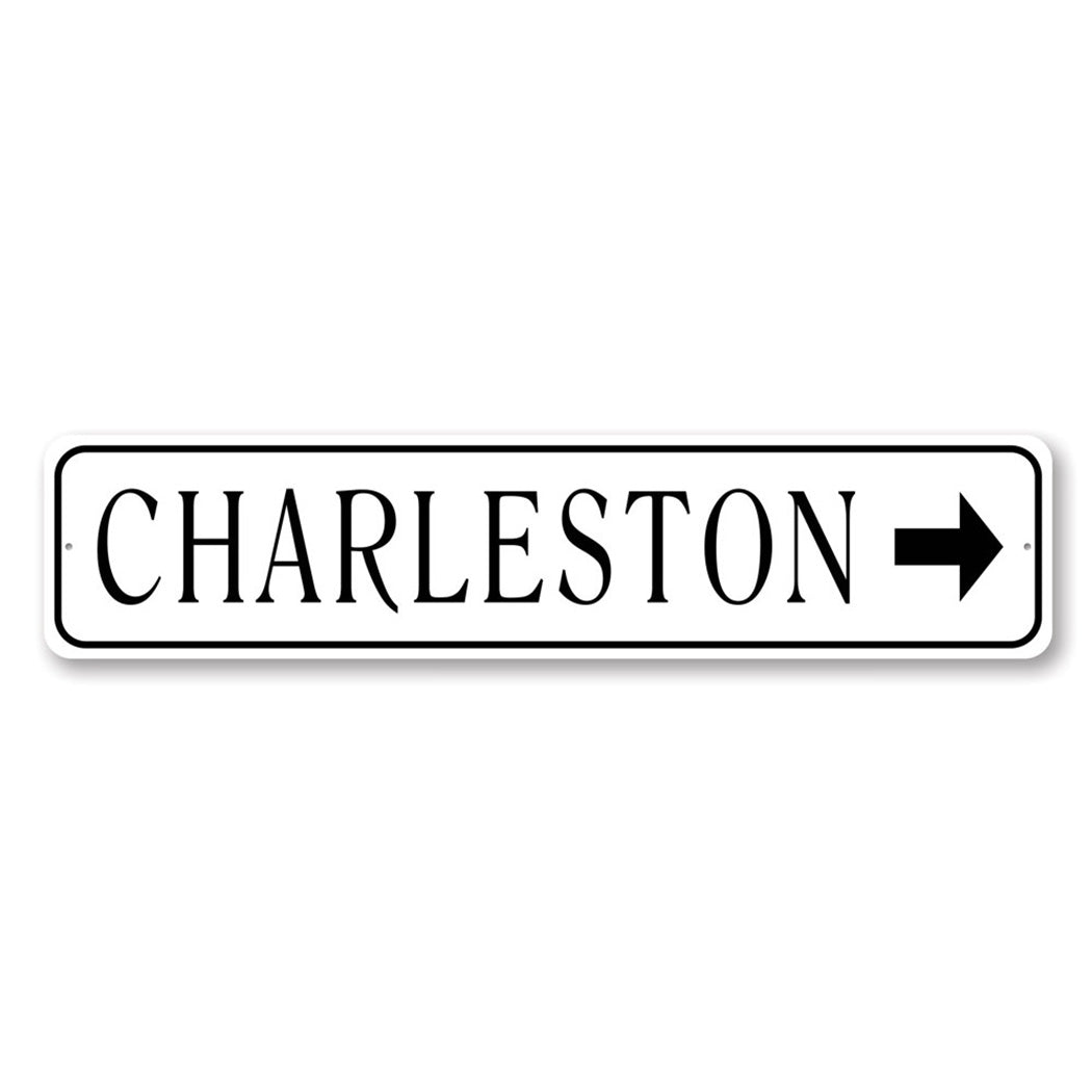 Charleston Arrow Sign