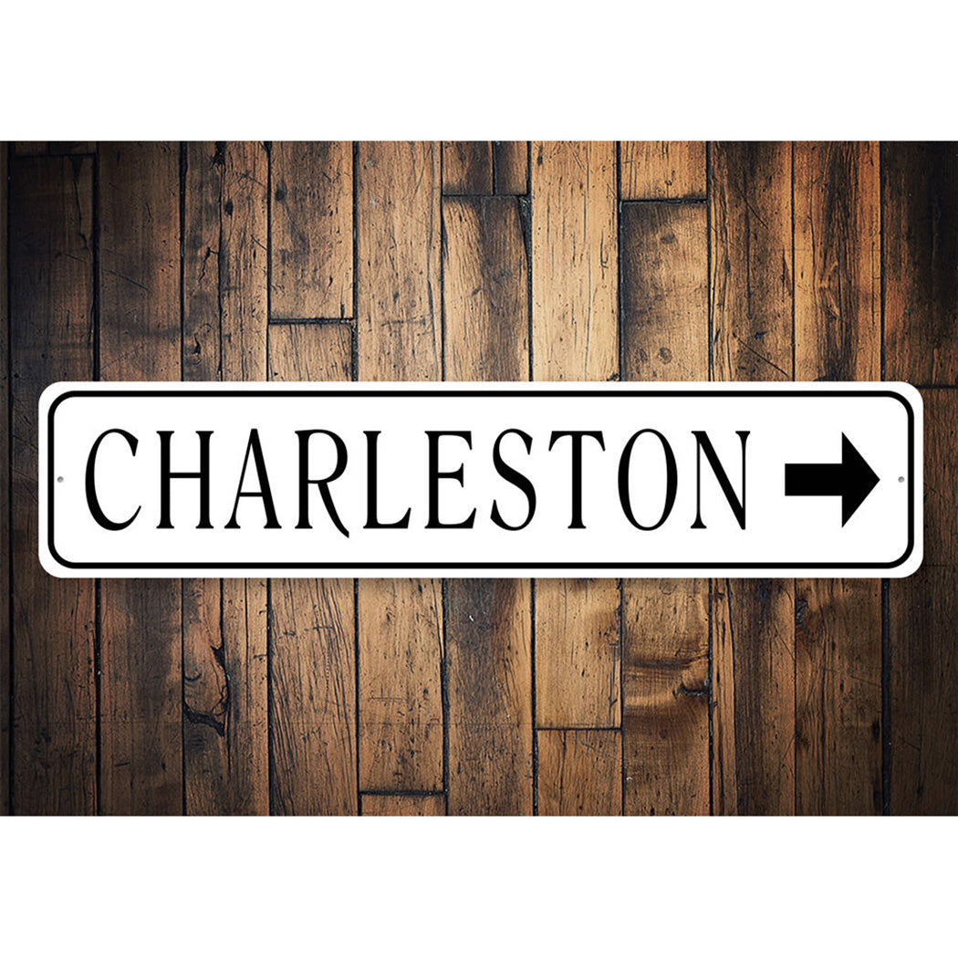 Charleston Arrow Sign