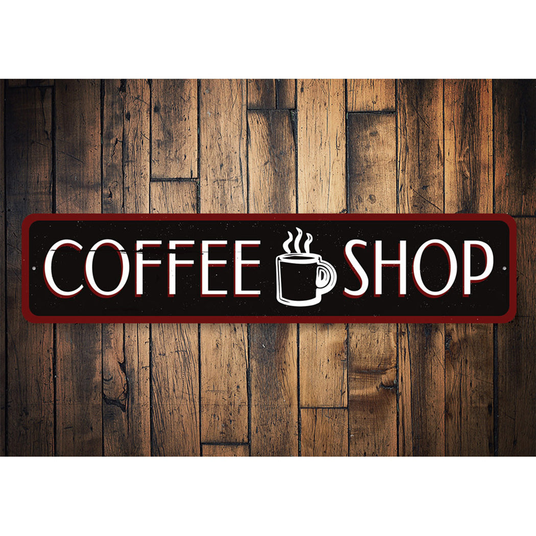 Coffee Shop Coffee Mug Sign