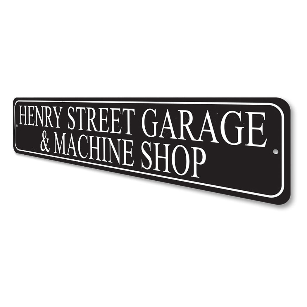 Personalized Machine Shop Sign