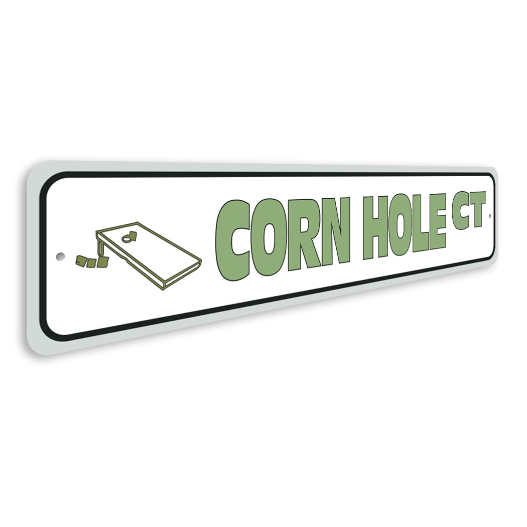Corn Hole Street Sign