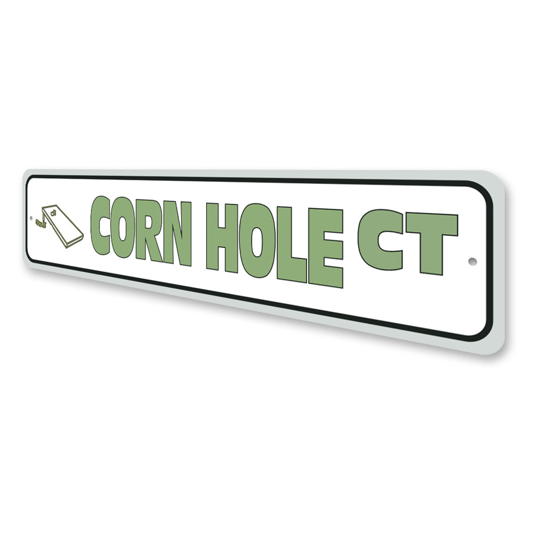 Corn Hole Street Sign