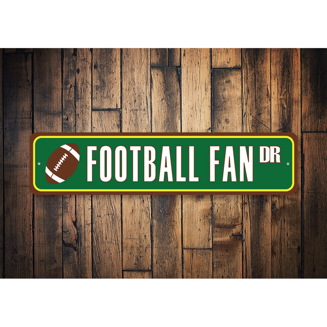 Football Street Sign