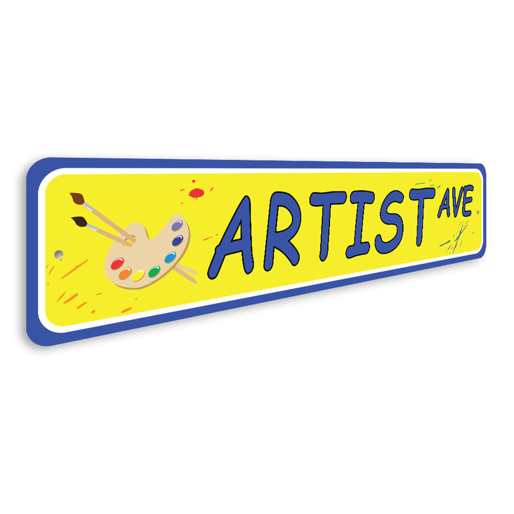 Artist Street Sign