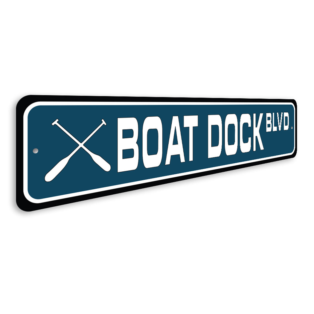 Boat Dock Street Sign
