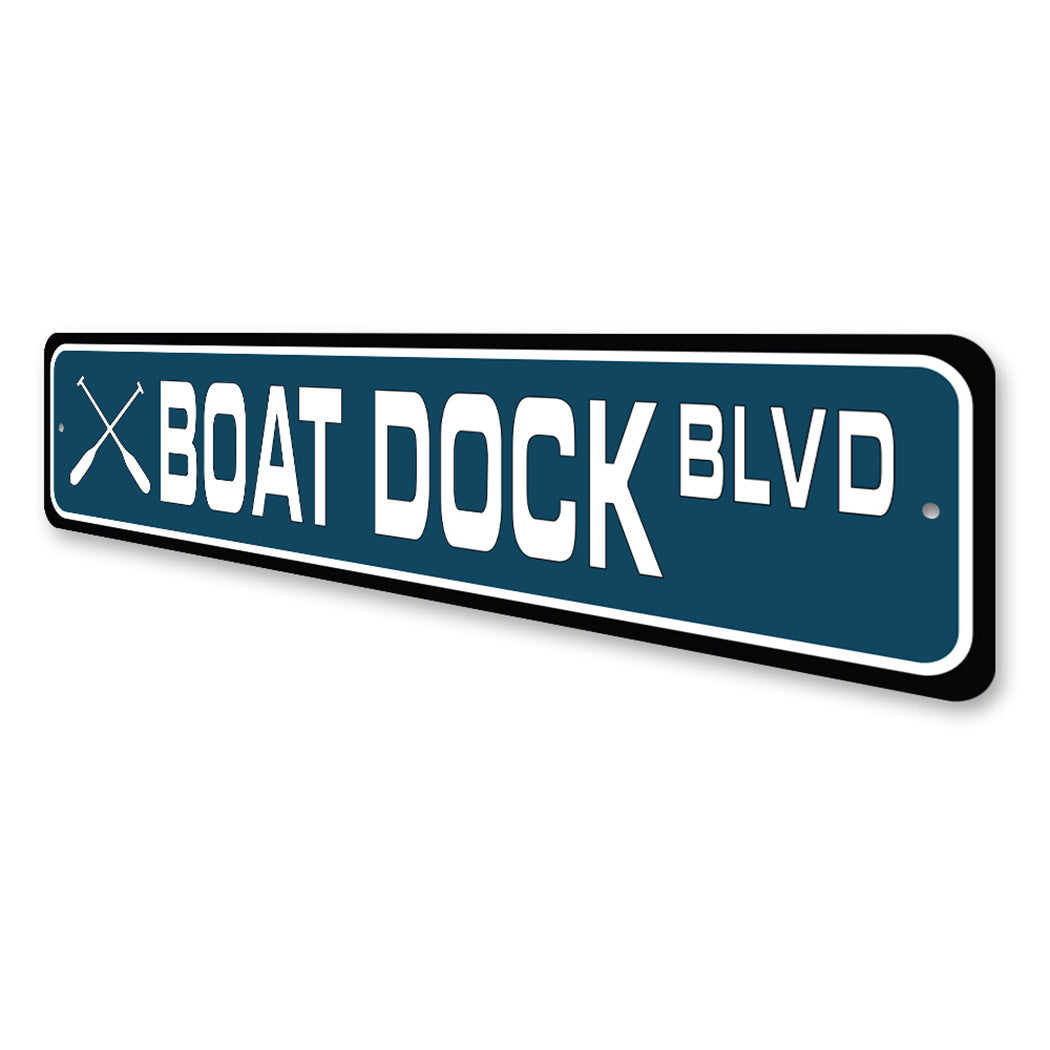 Boat Dock Street Sign