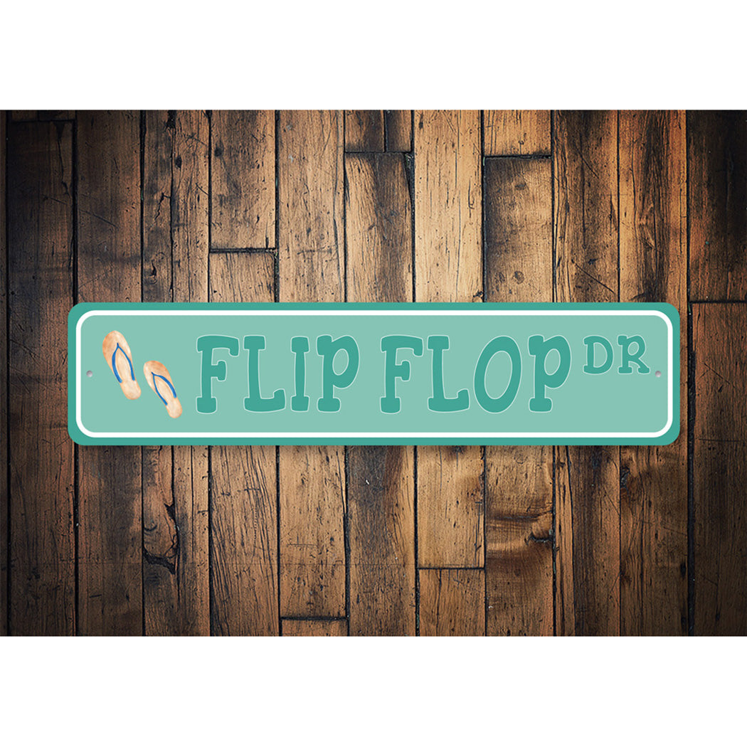 Flip Flop Street Sign